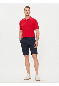 La Martina Szorty materiałowe YMB008 TW417 Granatowy Slim Fit. Kolor: niebieski. Materiał: bawełna