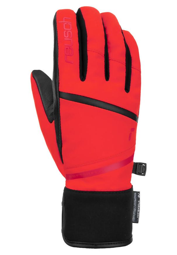 Reusch Tessa STORMBLOXX™. Kolor: czerwony. Sezon: zima. Sport: narciarstwo