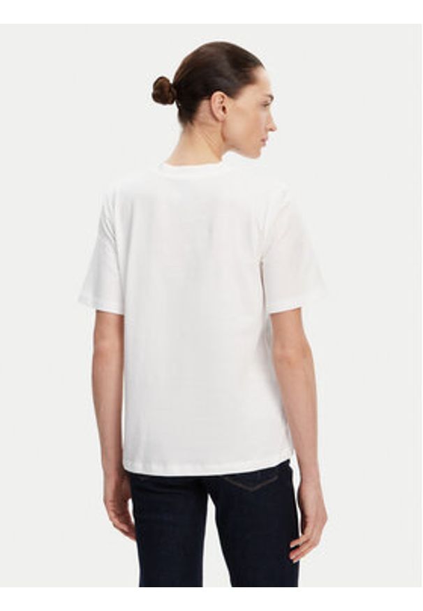 ACCESS FASHION T-Shirt 53-2117-110 Biały Regular Fit. Kolor: biały. Materiał: bawełna