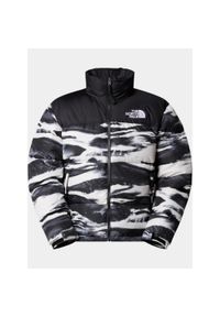Kurtka Puchowa Męska The North Face M 1996 Retro Nuptse Print. Kolor: wielokolorowy, biały, czarny. Materiał: puch. Wzór: nadruk. Sport: turystyka piesza #1