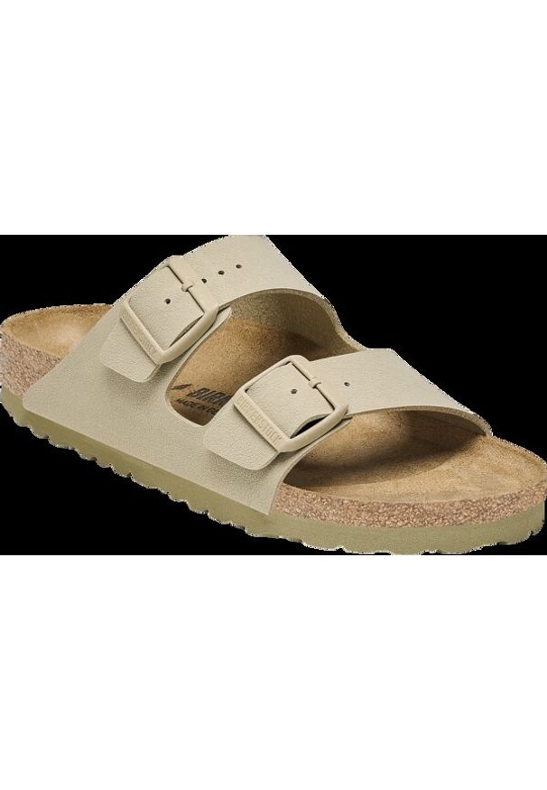 Birkenstock - Klapki damskie BIRKENSTOCK ARIZONA BF FADED KHAKI. Kolor: zielony