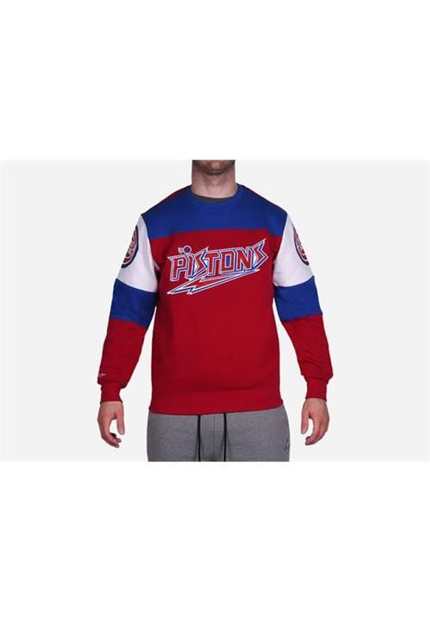 Bluzy sportowa męska Mitchell & Ness Detroit Pistons. Kolor: czerwony