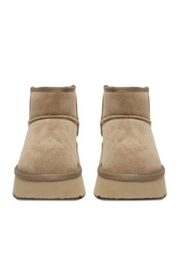 Badura Śniegowce EO-ANIKA-TS6302-01 Szary. Kolor: szary. Materiał: skóra, zamsz