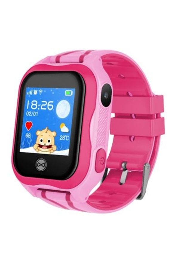 Smartwatch FOREVER See Me KW-300 Różowy. Rodzaj zegarka: smartwatch. Kolor: różowy. Styl: elegancki