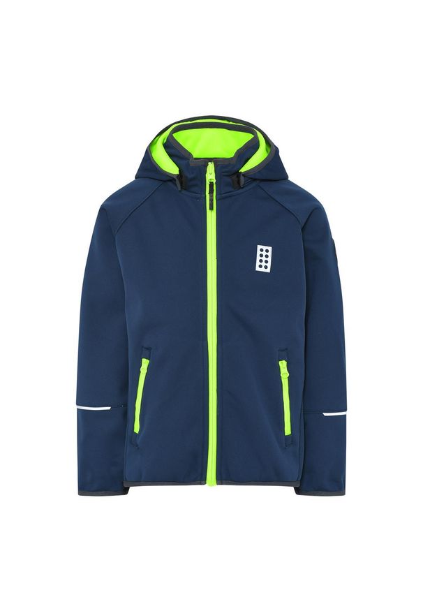 LEGO - Lego Wear Sky 764 - Softshell Jacket. Kolor: niebieski, wielokolorowy, żółty. Materiał: softshell