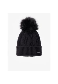 columbia - Czapka zimowa damska Columbia Boundless Days Cable Knit Pom Beanie - black. Kolor: czarny. Sezon: zima. Styl: sportowy