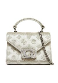 Guess Torebka HWVY93 50780 Srebrny. Kolor: srebrny. Materiał: skórzane