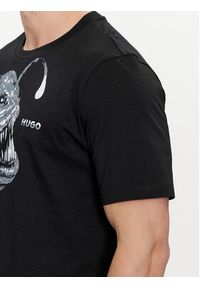 Hugo T-Shirt Dibeach 50513812 Czarny Regular Fit. Kolor: czarny. Materiał: bawełna #4