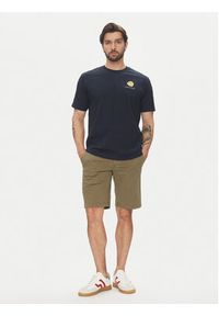 Marc O'Polo Szorty materiałowe M23 0384 15000 Zielony Regular Fit. Kolor: zielony. Materiał: bawełna