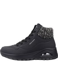skechers - Buty do chodzenia damskie Skechers Uno Rugged Darling. Wysokość cholewki: za kostkę. Kolor: czarny, wielokolorowy. Materiał: syntetyk, materiał. Szerokość cholewki: normalna. Model: Skechers Sport. Sport: turystyka piesza