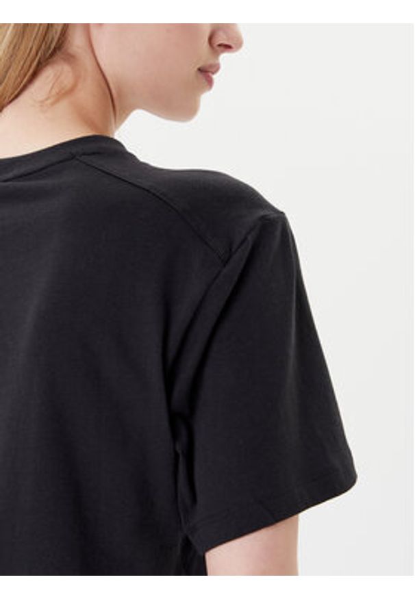 Adidas - adidas T-Shirt Terrex Classic Logo JF9131 Czarny Regular Fit. Kolor: czarny. Materiał: bawełna