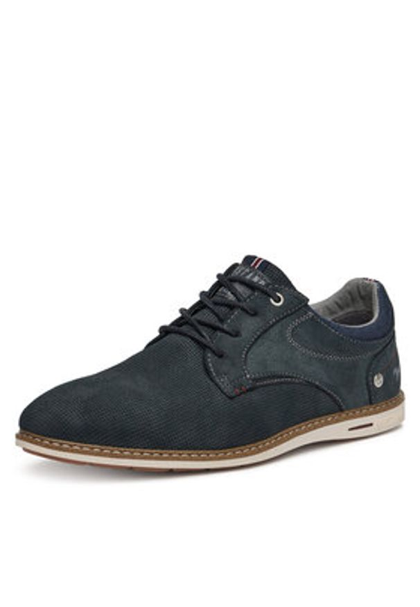 Mustang Półbuty 4150-310 Granatowy. Kolor: niebieski. Materiał: materiał, syntetyk