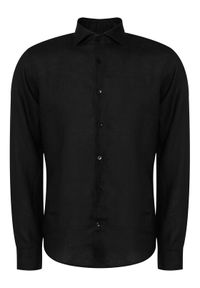 JOOP! Koszula Pai-W 30102661 Czarny Regular Fit. Kolor: czarny. Materiał: len #1