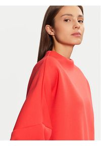 Adidas - adidas Bluza Neuclassics JI8521 Czerwony Oversize. Kolor: czerwony. Materiał: syntetyk, bawełna #5