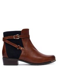 Botki Caprice. Kolor: brązowy #1
