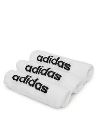 Adidas - adidas Skarpety HT3447 3-PACK Biały. Kolor: biały. Materiał: bawełna, materiał #3