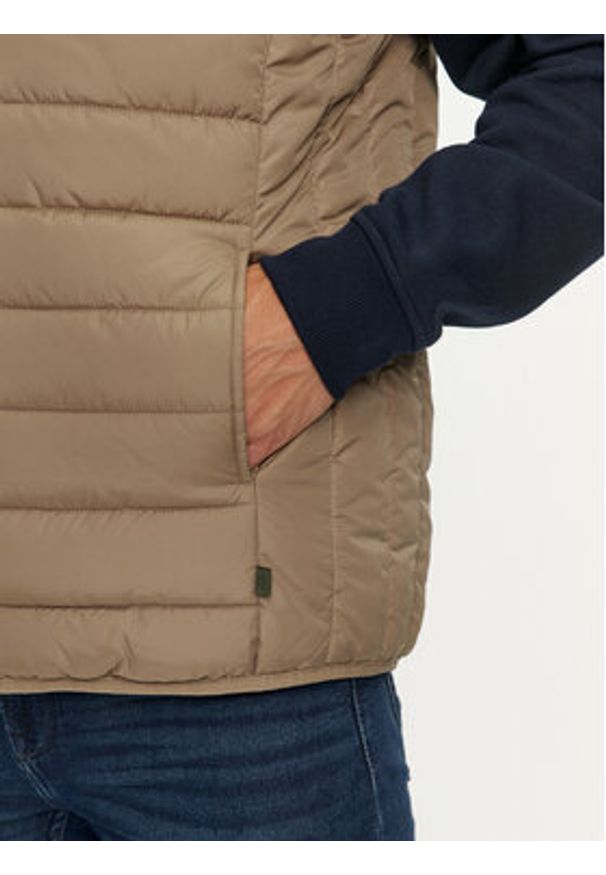 Only & Sons Kamizelka Brody 22027450 Beżowy Regular Fit. Kolor: beżowy. Materiał: syntetyk