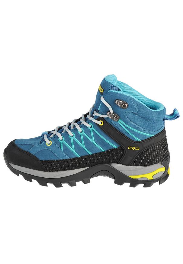 Buty trekkingowe damskie, CMP Rigel Mid. Kolor: wielokolorowy, niebieski, czarny