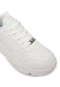 Plein Sport Sneakersy FAES USC0855 SLE004N Biały. Kolor: biały. Materiał: skóra #5