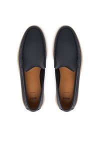 BOSS Mokasyny Sienne 50536173 Granatowy. Kolor: niebieski. Materiał: skóra #3