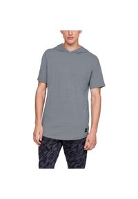 Bluza treningowa męska Under Armour Sportstyle SS. Kolor: szary. Materiał: elastan, poliester, bawełna. Sport: fitness
