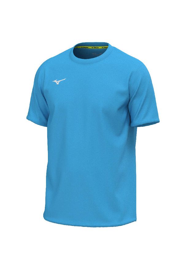Koszulka Mizuno Team Core. Kolor: niebieski. Sport: fitness