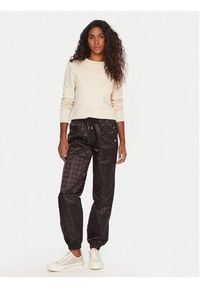 Guess Spodnie dresowe V5YB14 WHFU0 Czarny Regular Fit. Kolor: czarny. Materiał: syntetyk #4