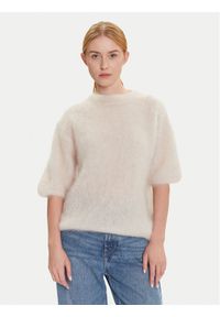 Dixie Sweter M277Y101A Écru Relaxed Fit. Materiał: syntetyk