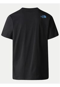 The North Face T-Shirt Mountain Line NF0A87NT Czarny Regular Fit. Kolor: czarny. Materiał: bawełna #6