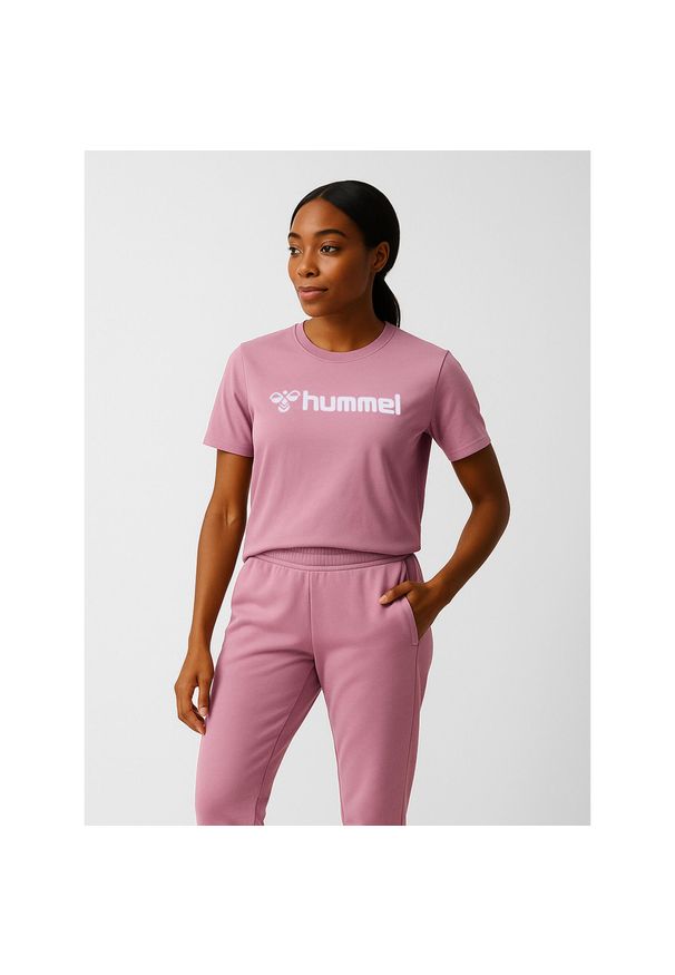 Koszulka damska Hummel Mover. Kolor: fioletowy. Sport: fitness