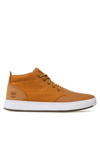 Timberland Sneakersy Davis Square TB0A1OI32311 Brązowy. Kolor: brązowy. Materiał: nubuk, skóra