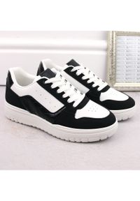 Buty sportowe sneakersy damskie biało czarne panda McBraun 23263 białe. Kolor: biały #9