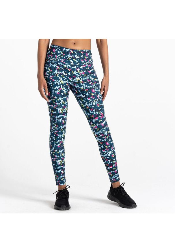 DARE 2B - Damskie legginsy sportowe Influential. Kolor: niebieski. Sport: fitness
