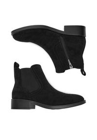 Jenny - JENNY Botki CEO-13556-T06 Czarny. Kolor: czarny. Materiał: materiał #8