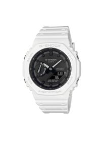 G-Shock Zegarek GA-2100-7AER Biały. Kolor: biały. Materiał: syntetyk #1