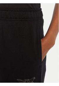 Pinko - PINKO Spodnie dresowe Plumcake 104790 A2RO Czarny Regular Fit. Kolor: czarny. Materiał: bawełna #5