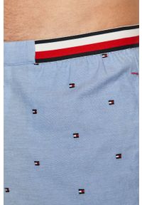 TOMMY HILFIGER - Tommy Hilfiger - Szorty piżamowe. Kolor: niebieski. Materiał: tkanina, bawełna. Wzór: gładki #2