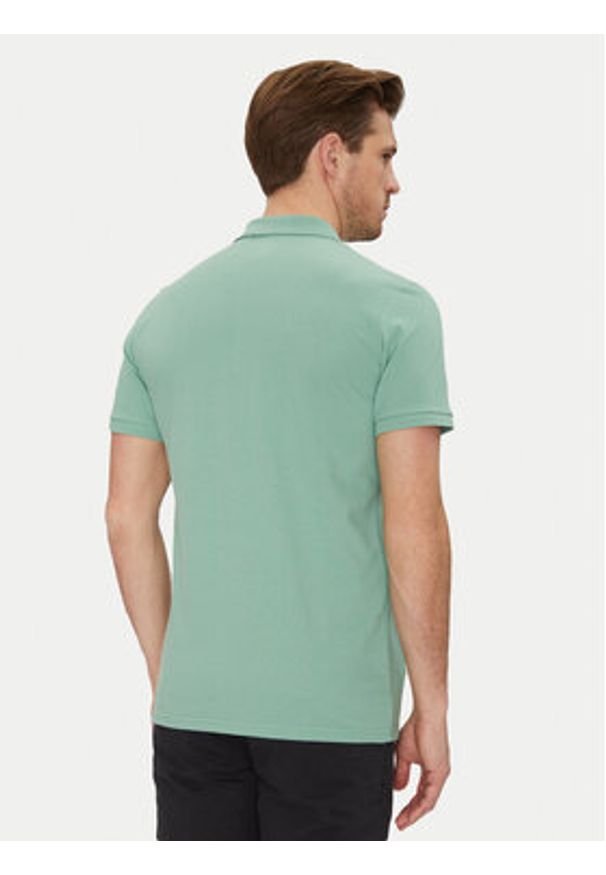 Blend Polo 20717857 Zielony Regular Fit. Typ kołnierza: polo. Kolor: zielony. Materiał: bawełna