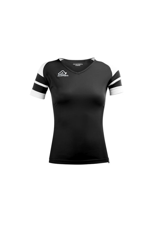 ACERBIS - Koszulka dziewczęca Acerbis Kemari. Kolor: czarny, wielokolorowy, biały. Materiał: materiał. Sport: piłka nożna