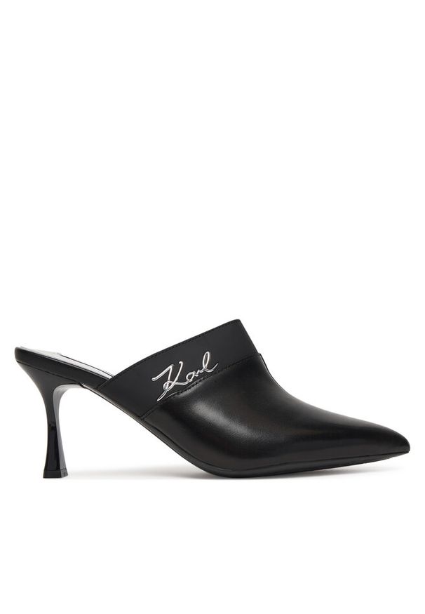 Karl Lagerfeld - Klapki KARL LAGERFELD. Kolor: czarny