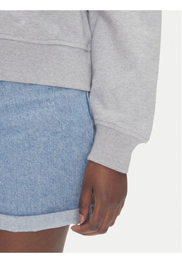 Calvin Klein Jeans Bluza Monologo LV047B234G Szary Relaxed Fit. Kolor: szary. Materiał: bawełna
