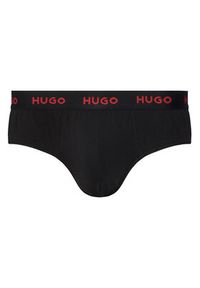 Hugo - HUGO Komplet slipów Hipbrief Triple 50532570 Czarny. Kolor: czarny. Materiał: bawełna #6