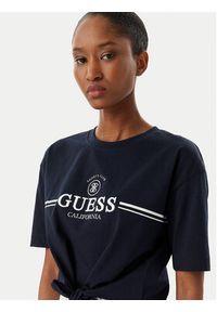 Guess T-Shirt V6GI20 K3509 Granatowy Regular Fit. Kolor: niebieski. Materiał: bawełna #2