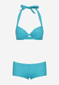 Renee - Niebieski Dwuczęściowy Komplet Bikini Zureviana. Kolor: niebieski #5
