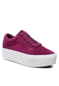 Vans Tenisówki Old Skool Stackform VN0009PZDRV1 Fioletowy. Kolor: fioletowy. Materiał: zamsz, skóra