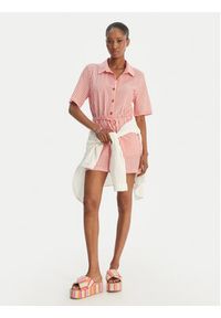 Roxy Kombinezon Real Tomorrow ERJWO03025 Różowy Regular Fit. Kolor: różowy. Materiał: bawełna #3