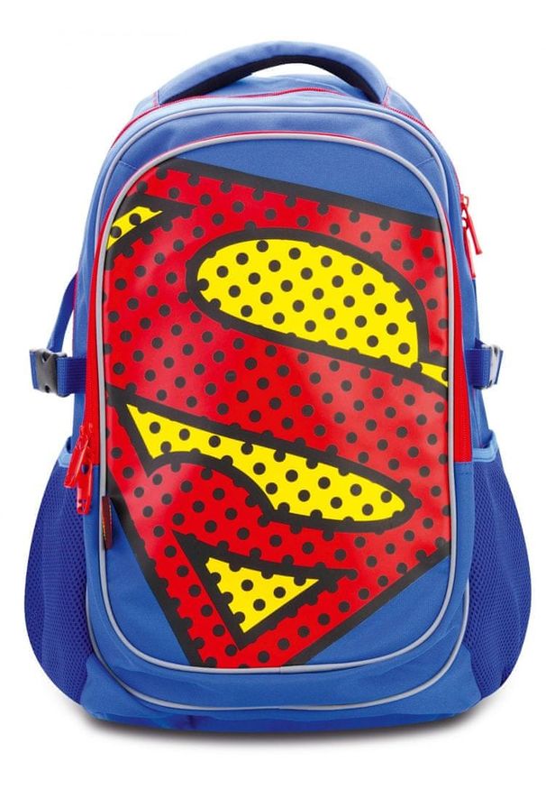 BAAGL plecak szkolny z peleryną Superman – POP. Wzór: motyw z bajki