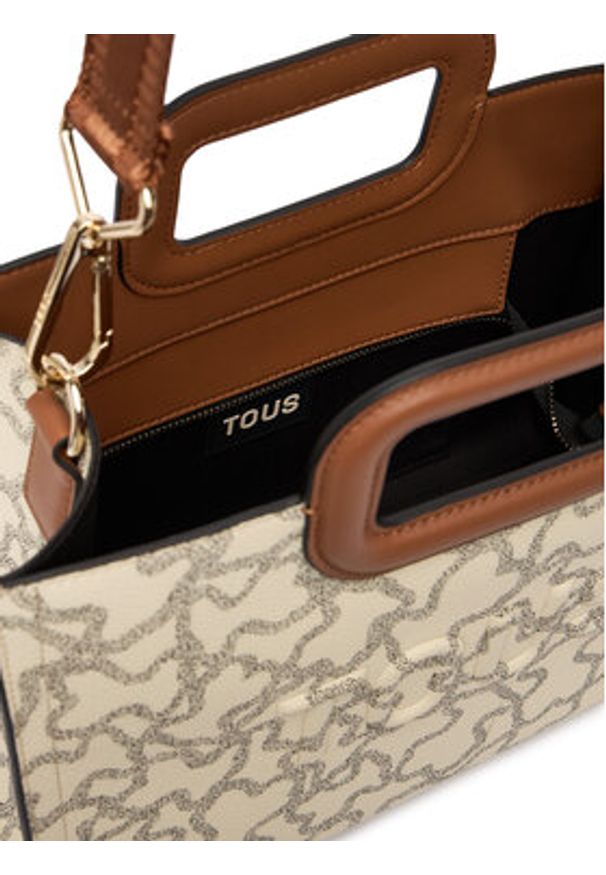 Tous - TOUS Torebka Kaos Icon 2001946301 Beżowy. Kolor: beżowy. Materiał: skórzane