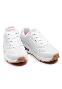 skechers - Skechers Sneakersy Stand On Air 310024L/WHP Biały. Kolor: biały. Materiał: skóra #5