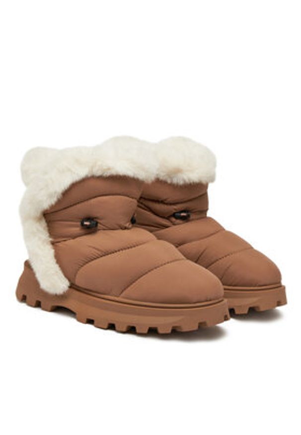 Steve Madden Śniegowce Frostee SM11003424 Brązowy. Kolor: brązowy. Materiał: materiał